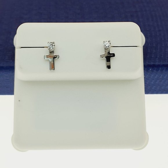 "#925 Sterling Silver Stud Earrings for Women/Girl, US925P1007 - Picture 8 of 11